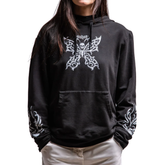 GIRLS HOODY CHROME BUTTERFLY