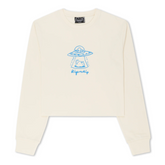 GIRLS L/S CROP BLONDED