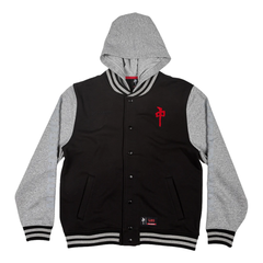 HOODY VARSITY SNAP UP