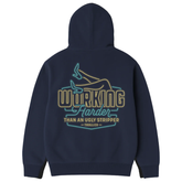 HOODY WHUS NEON NAVY