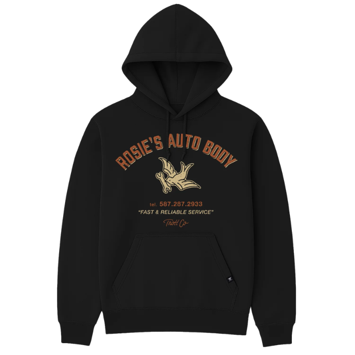 GIRLS HOODY ROSIE'S AUTO BODY