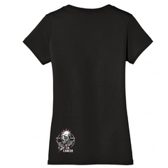 GIRLS S/S VNECK FUCK CANCER