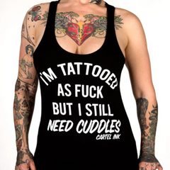 GIRLS TANK TATTOOED AF