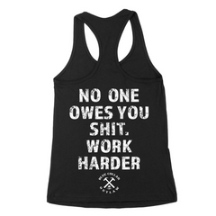 GIRLS TANK WORK HARDER
