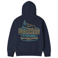 HOODY WHUS NEON NAVY