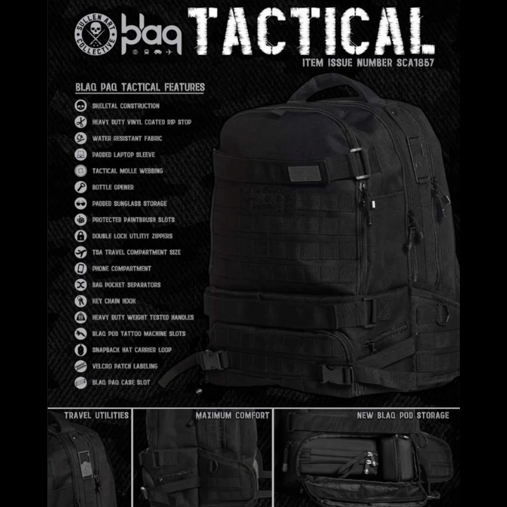 TACTICAL BAG BLAQ PAQ