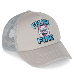TRUCKER HAT FELINE FINE