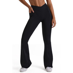YOGA PANT CROSS WAIST FLARE