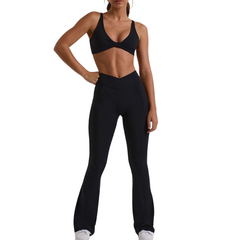 YOGA PANT CROSS WAIST FLARE